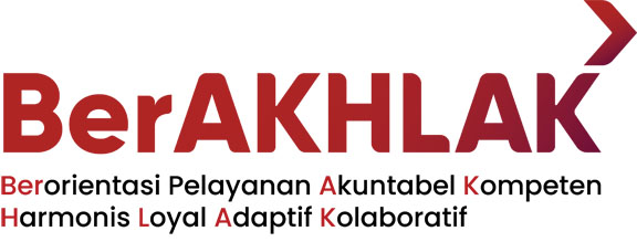 Logo BerAKHLAK putih